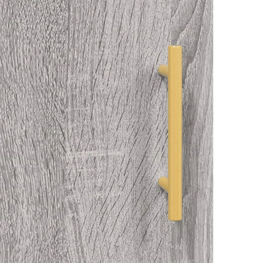 Armoires murales 2 pcs sonoma gris bois d'ingénierie - 9