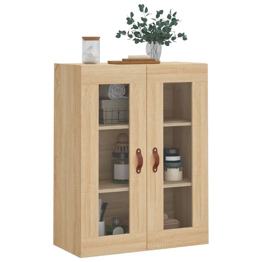 Armoire murale chêne sonoma 69,5x34x90 cm - 4