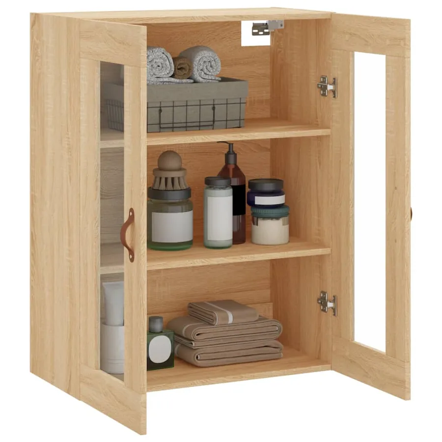 Armoire murale chêne sonoma 69,5x34x90 cm - 5