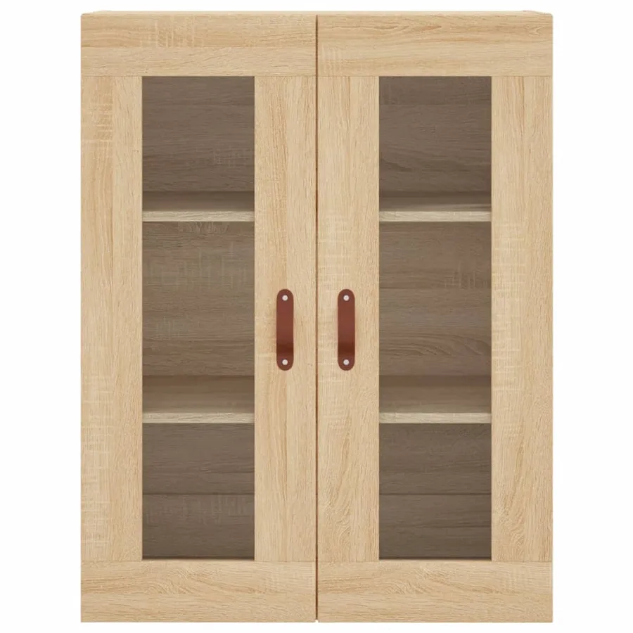 Armoires murales 2 pcs chêne sonoma bois d'ingénierie - 6