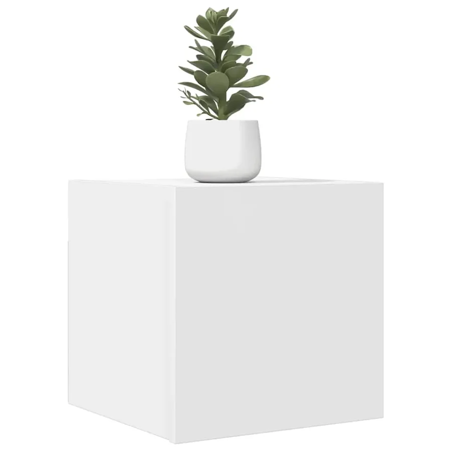 Meubles TV muraux 4 pcs Blanc 30,5x30x30 cm