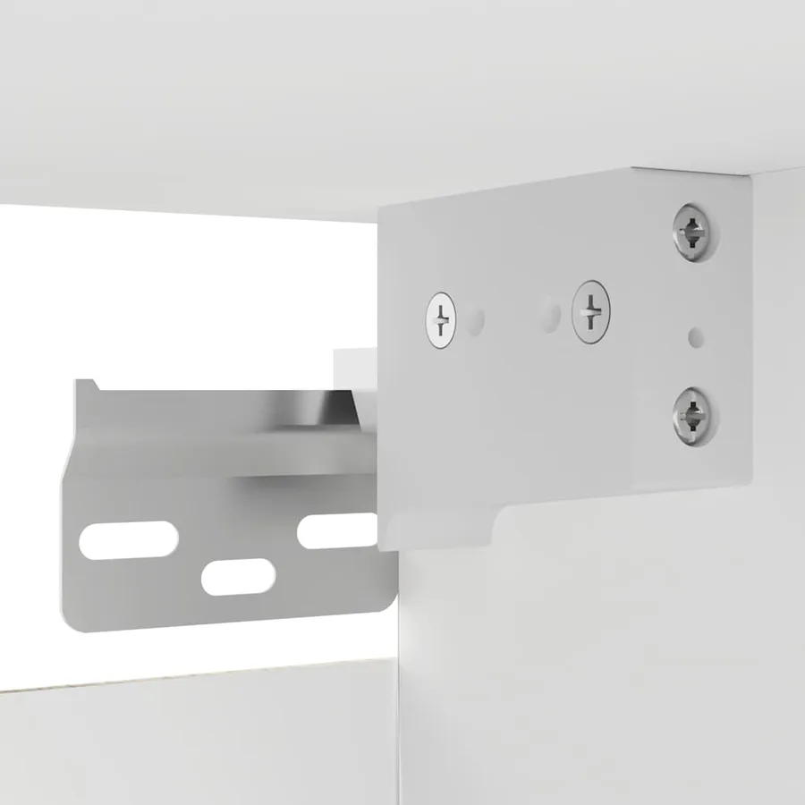 Meubles TV muraux 4 pcs Blanc 30,5x30x30 cm - 9