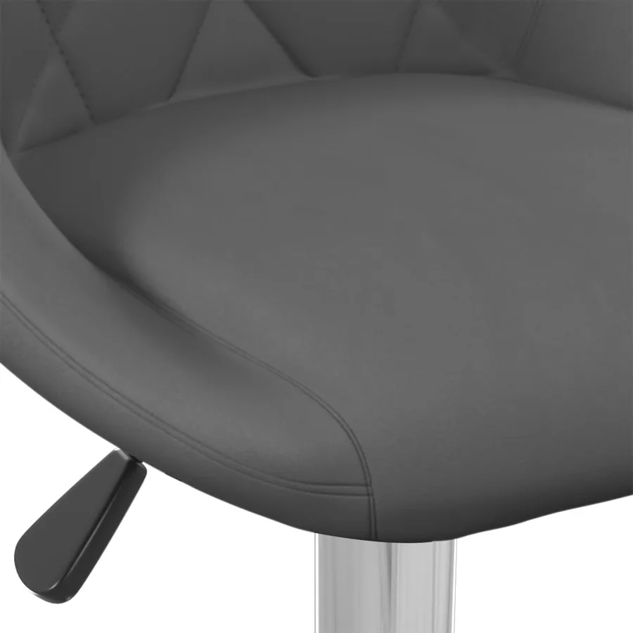 Tabouret de bar Gris foncé Velours - 7