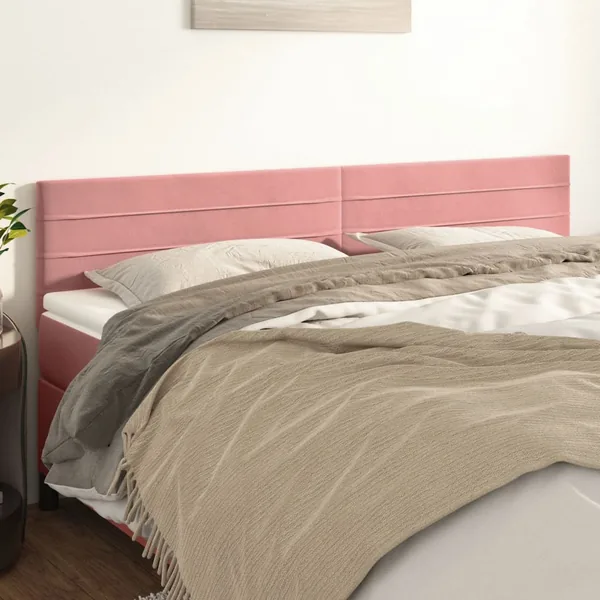Têtes de lit Rose 160x5x78/88 cm Velours