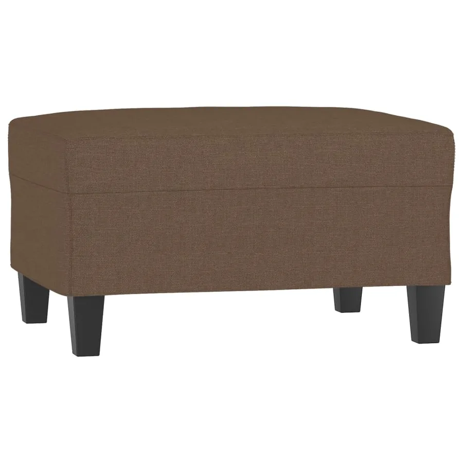 Repose-pied Marron 70x55x41 cm Tissu - 2
