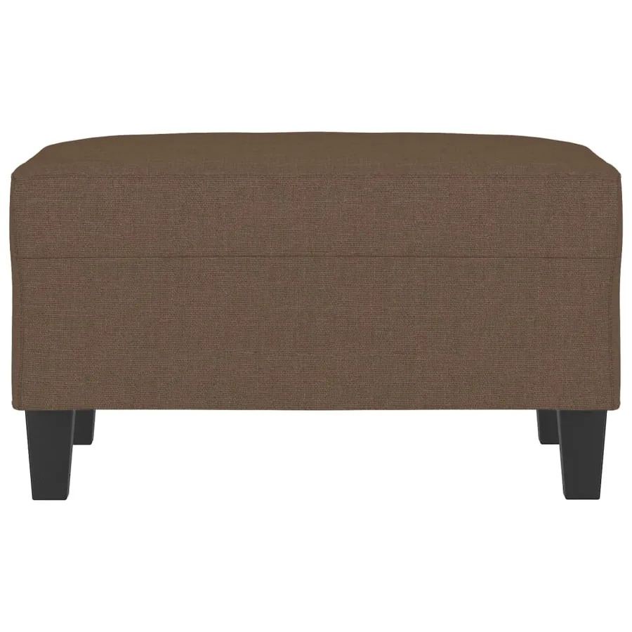 Repose-pied Marron 70x55x41 cm Tissu - 3