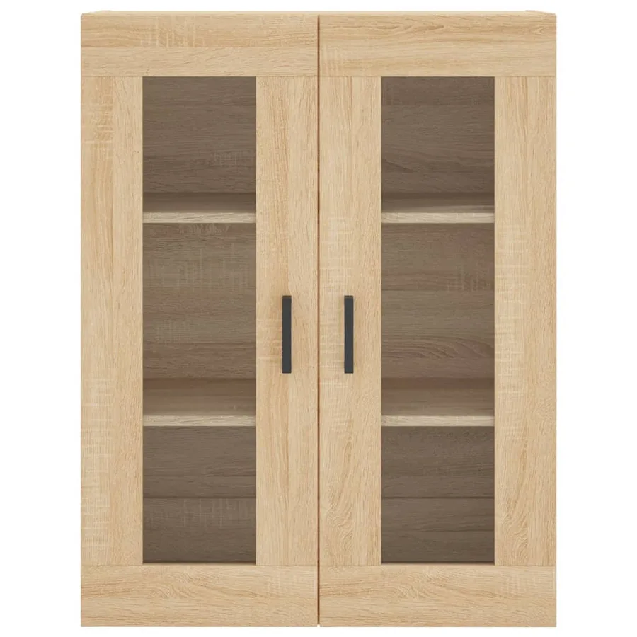 Armoires murales 2 pcs chêne sonoma bois d'ingénierie - 6