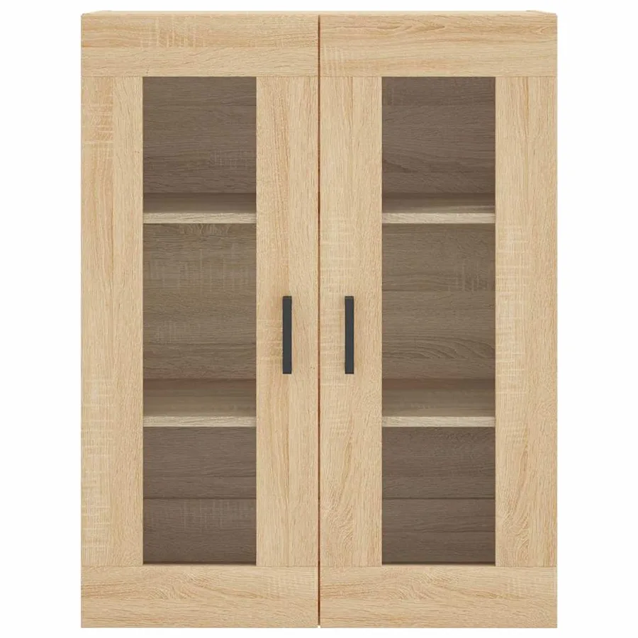Buffet haut Chêne sonoma 69,5x34x180 cm Bois d'ingénierie - 6