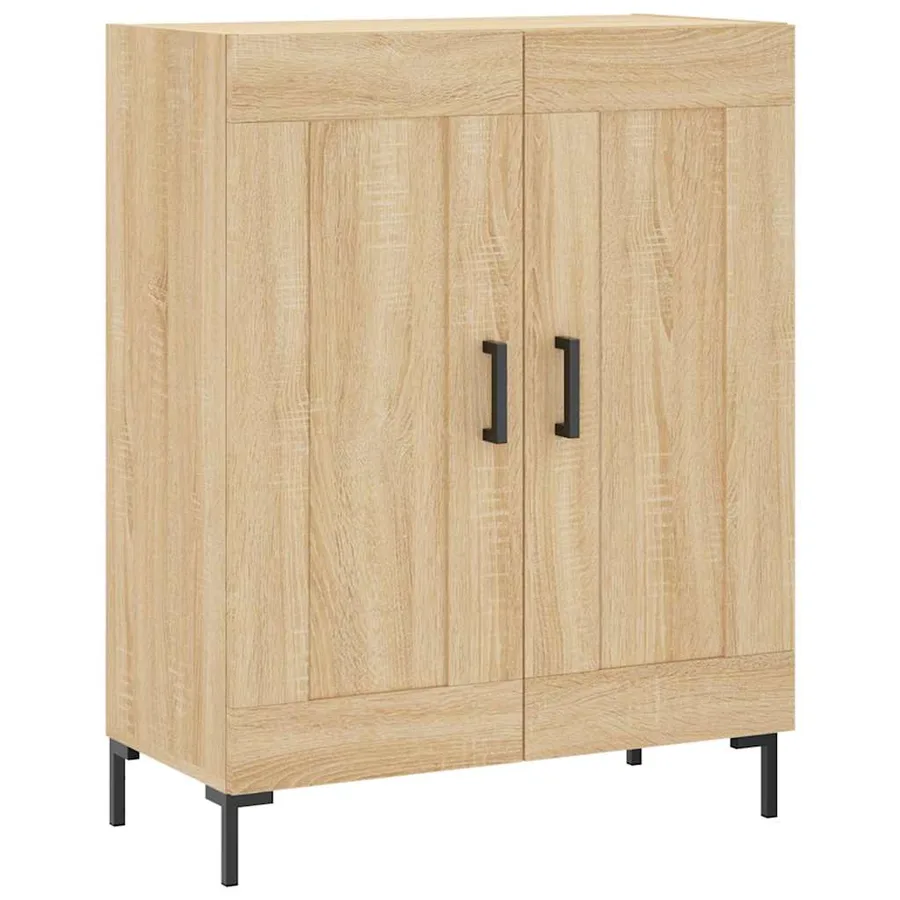 Buffet haut Chêne sonoma 69,5x34x180 cm Bois d'ingénierie - 7