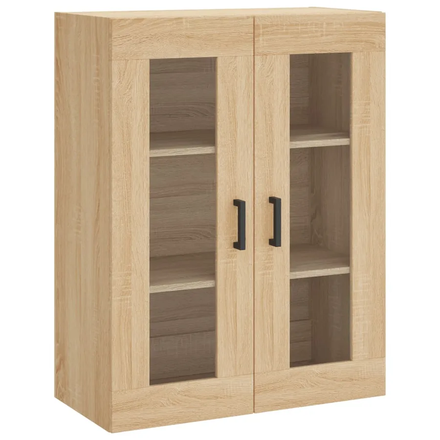 Buffet haut Chêne sonoma 69,5x34x180 cm Bois d'ingénierie - 5