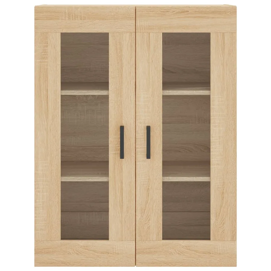 Buffet haut Chêne sonoma 69,5x34x180 cm Bois d'ingénierie - 6