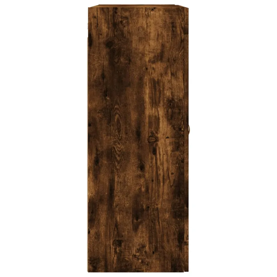 Armoire murale chêne fumé 69,5x34x90 cm - 8