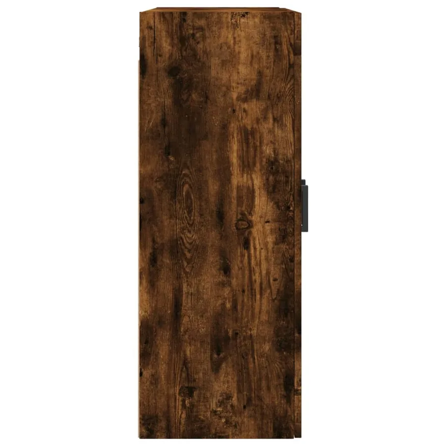 Armoire murale chêne fumé 69,5x34x90 cm - 8