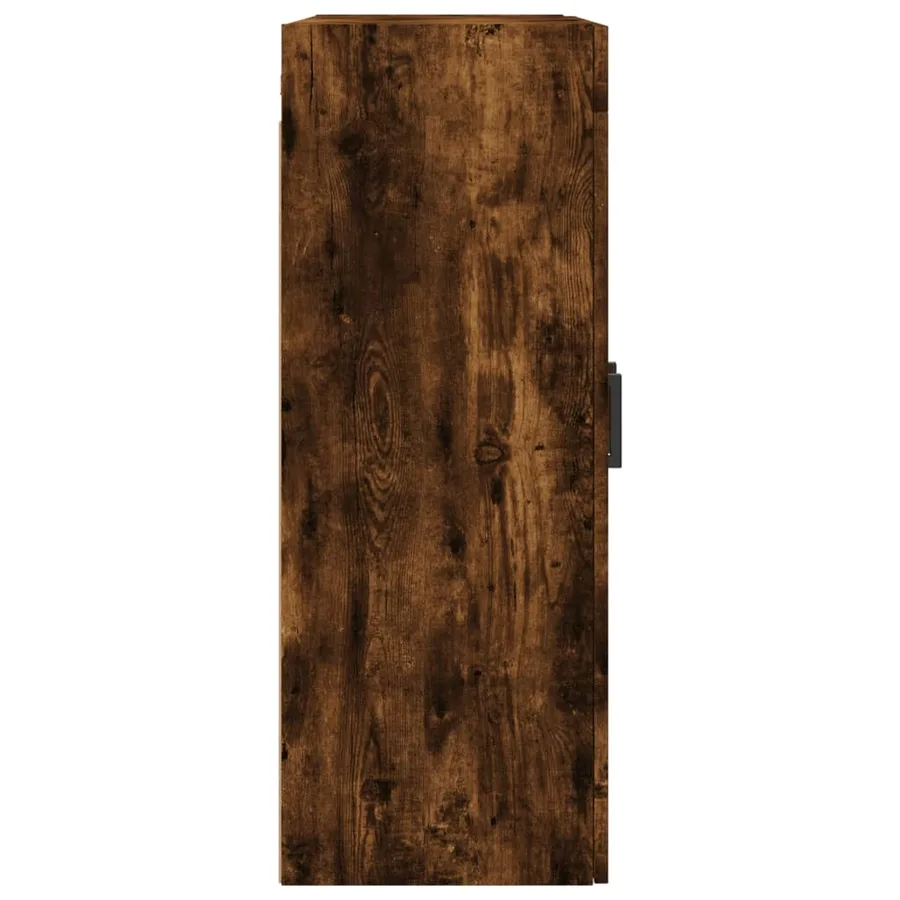 Armoires murales 2 pcs chêne fumé bois d'ingénierie - 7