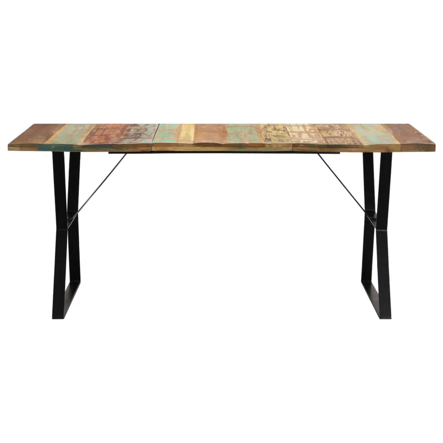 Table de salle à manger 180x90x76cm Bois de récupération solide - 2