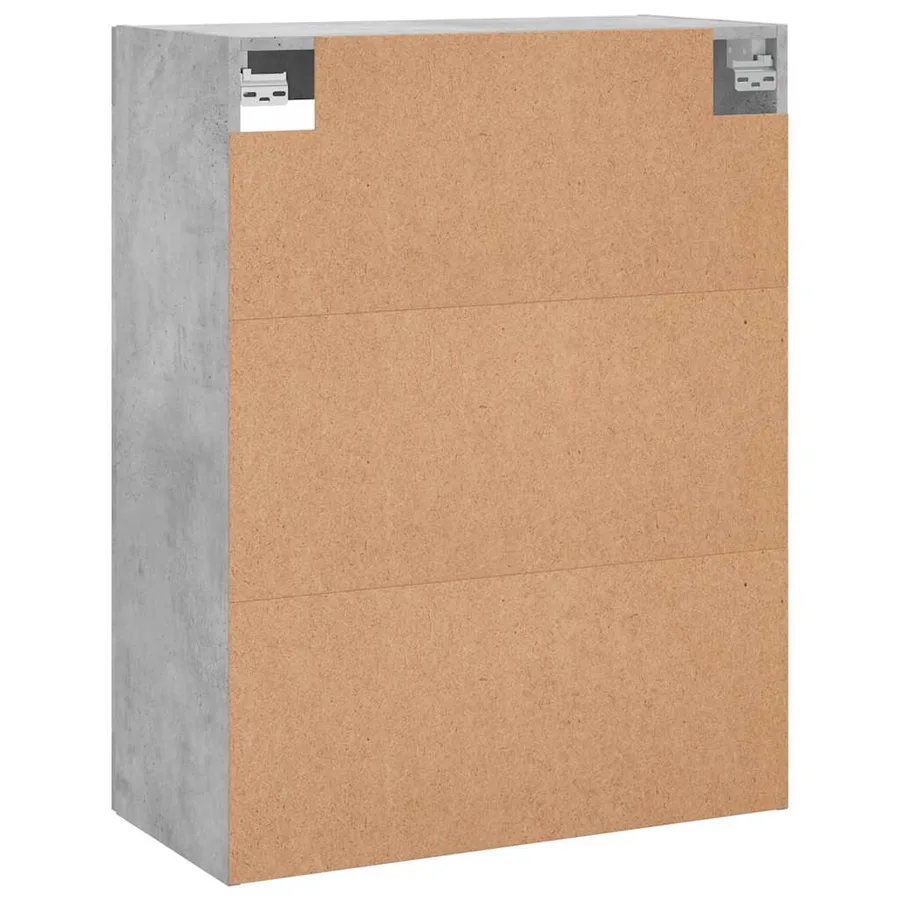 Armoire murale gris béton 69,5x34x90 cm - 9