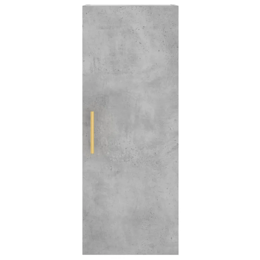 Armoire murale gris béton 34,5x34x90 cm - 7