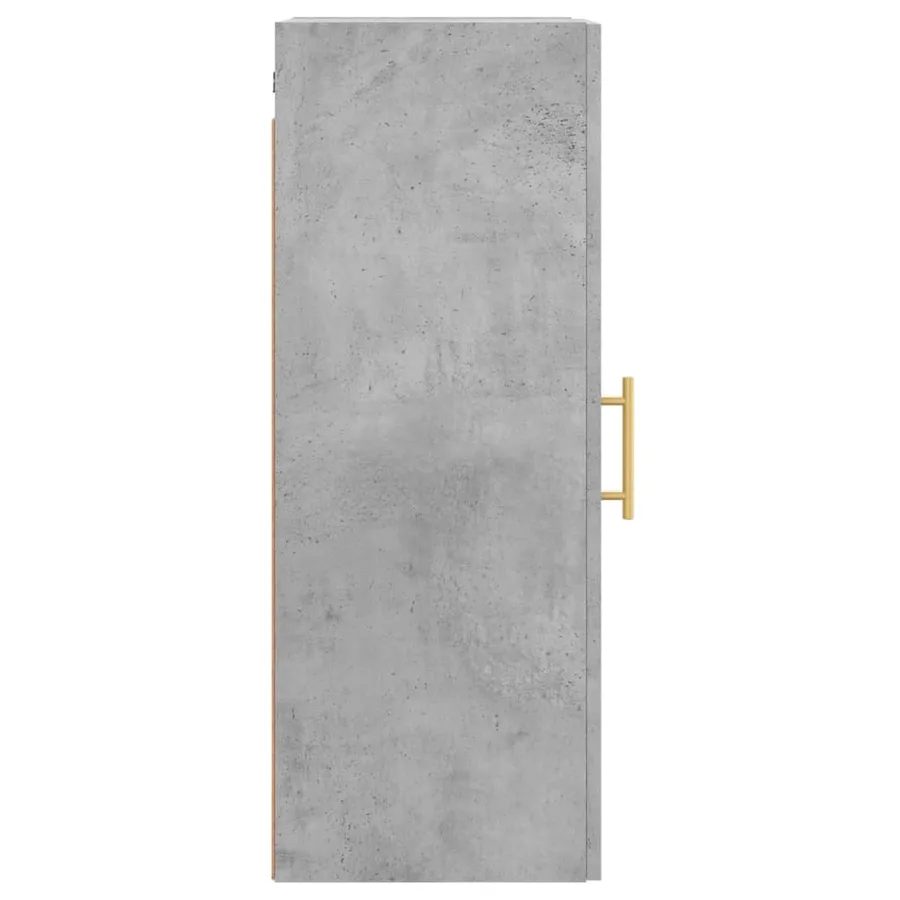 Armoire murale gris béton 34,5x34x90 cm - 8