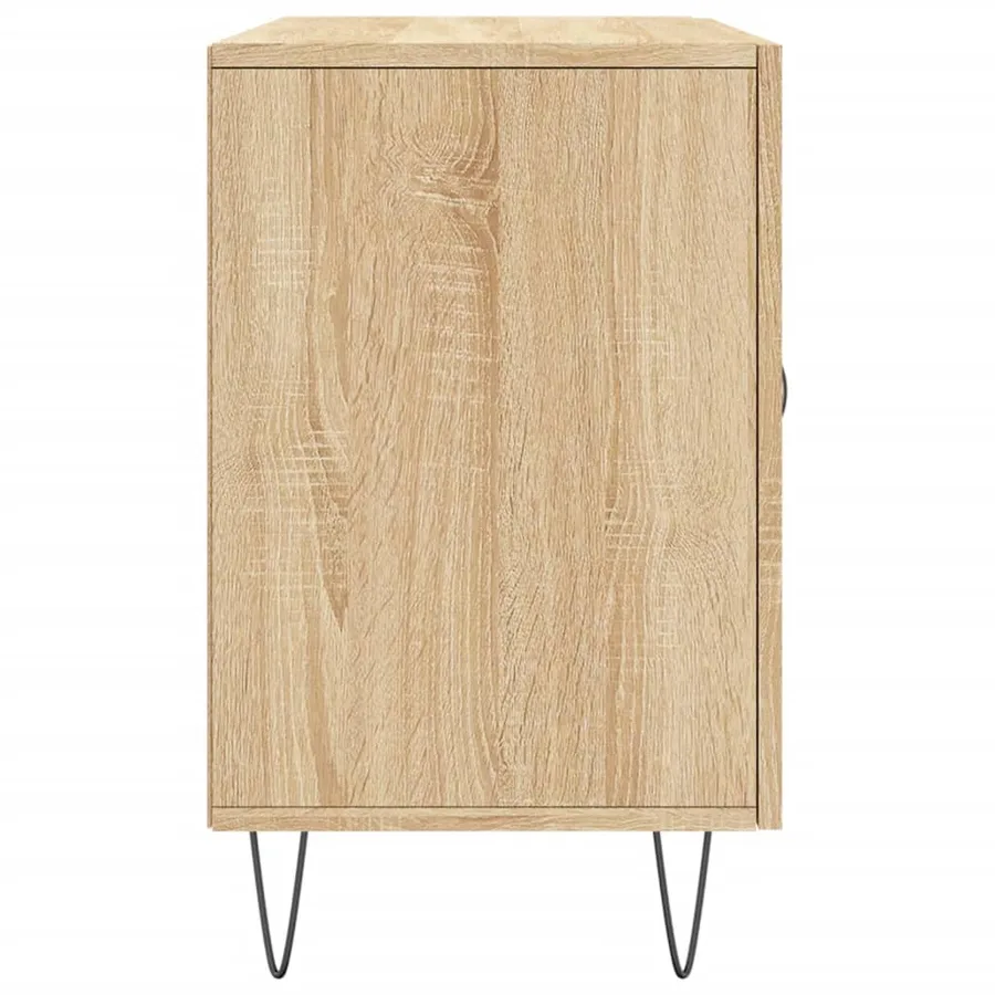 Buffet chêne sonoma 100x36x60 cm bois d'ingénierie - 7