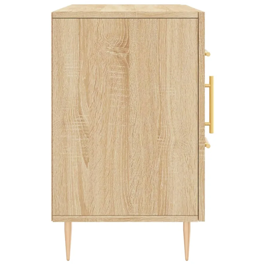 Buffet chêne sonoma 100x36x60 cm bois d'ingénierie - 7