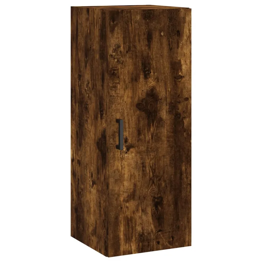 Armoire murale chêne fumé 34,5x34x90 cm - 2