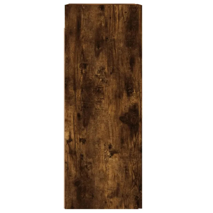 Armoire murale chêne fumé 34,5x34x90 cm - 8