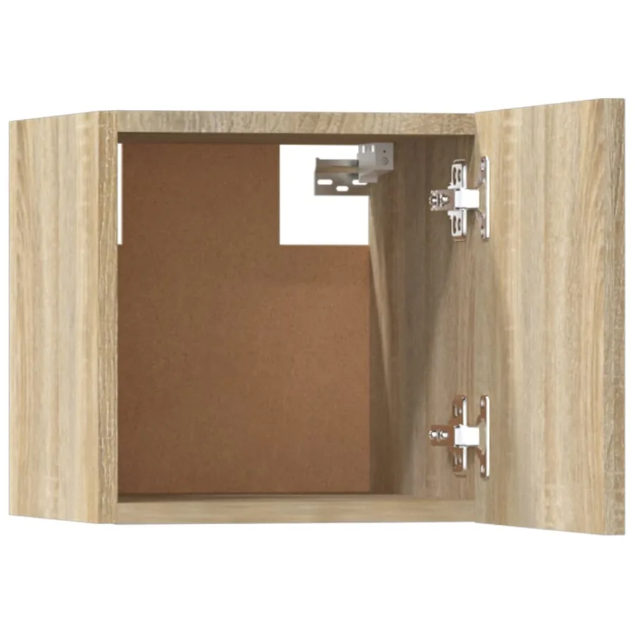 Ensemble de meubles TV 5 pcs Chêne sonoma Bois d'ingénierie - 12