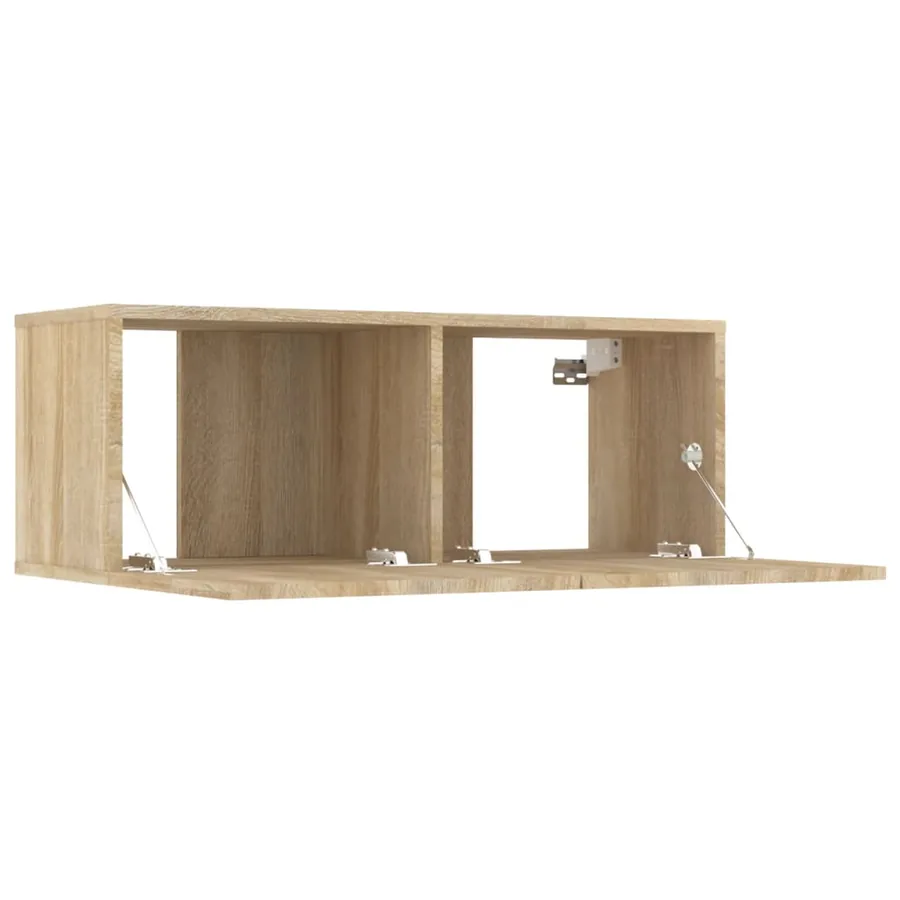 Ensemble de meubles TV 5 pcs Chêne sonoma Bois d'ingénierie - 8
