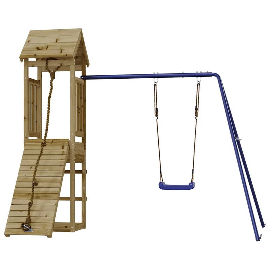 Aire de jeux d'extérieur bois de pin imprégné - 3