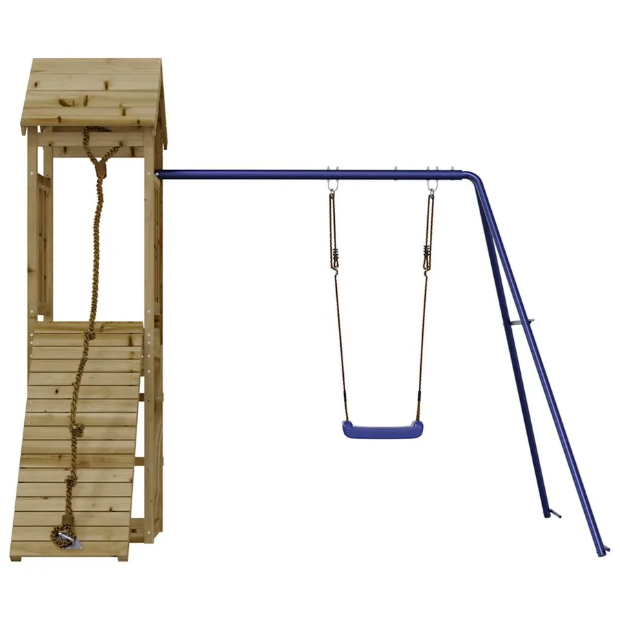 Aire de jeux d'extérieur bois de pin imprégné - 4