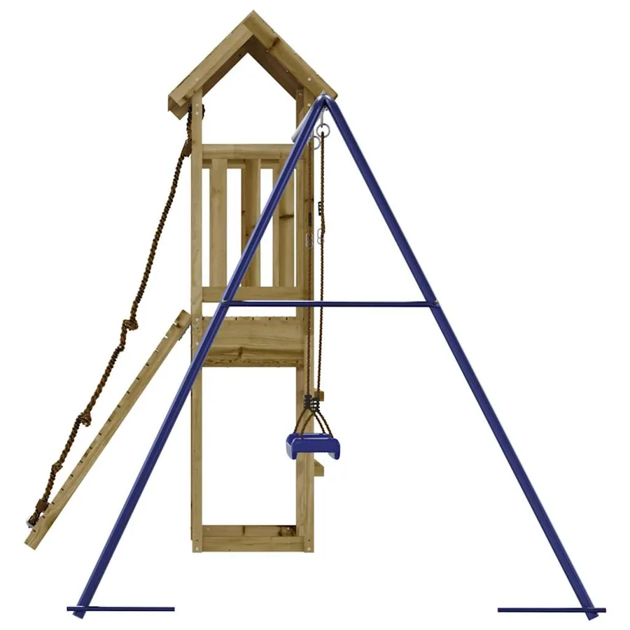 Aire de jeux d'extérieur bois de pin imprégné - 6