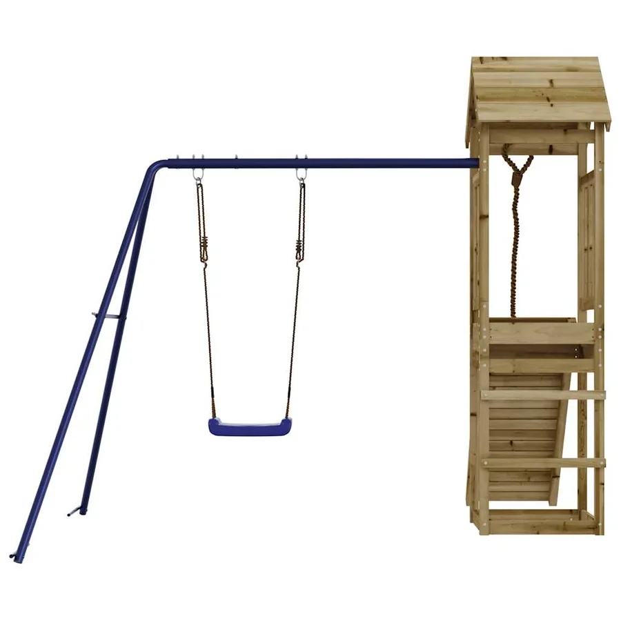 Aire de jeux d'extérieur bois de pin imprégné - 7