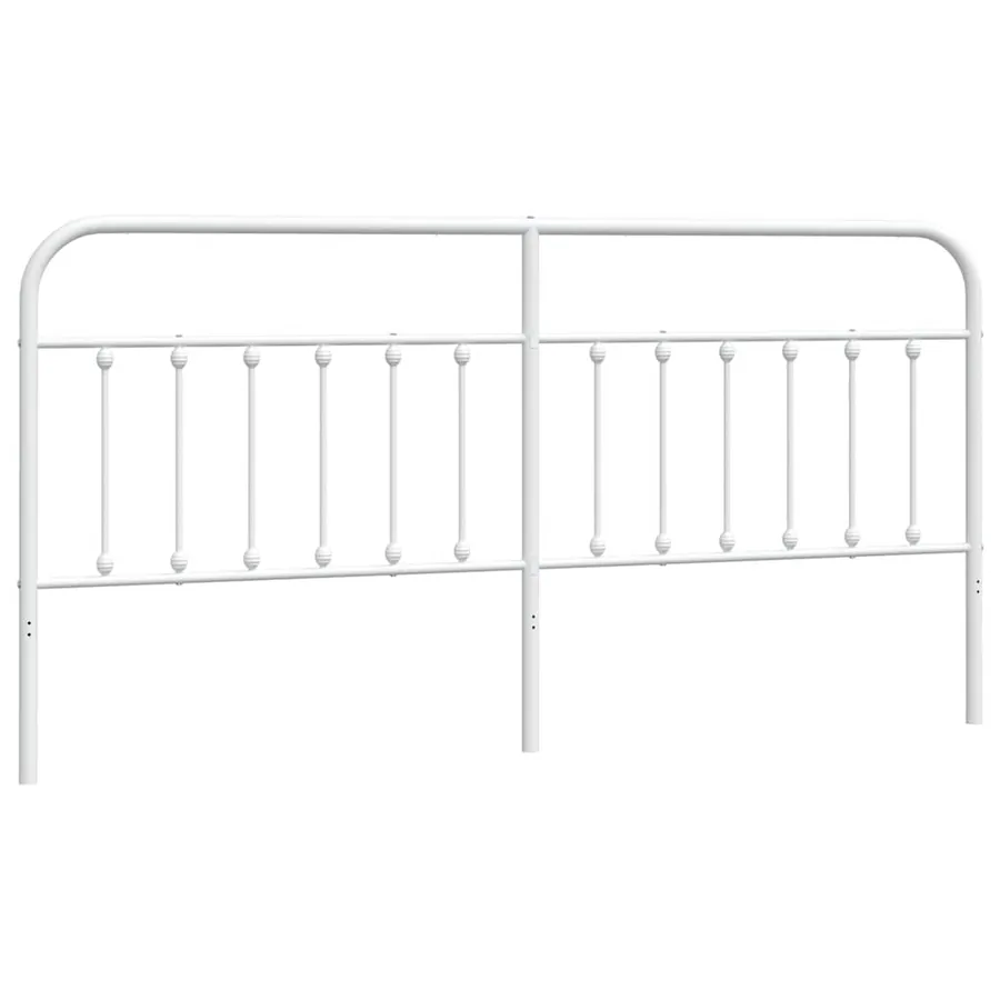 Tête de lit de remplacement métal blanc 193 cm - 2