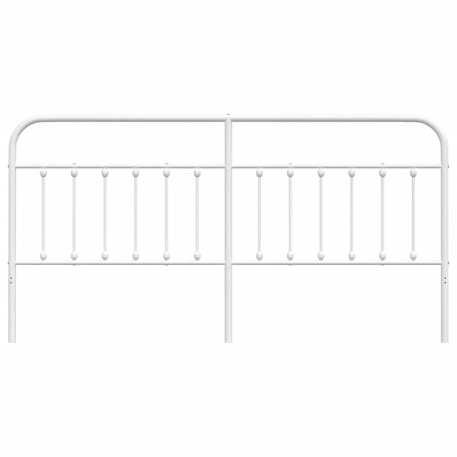 Tête de lit de remplacement métal blanc 193 cm - 4