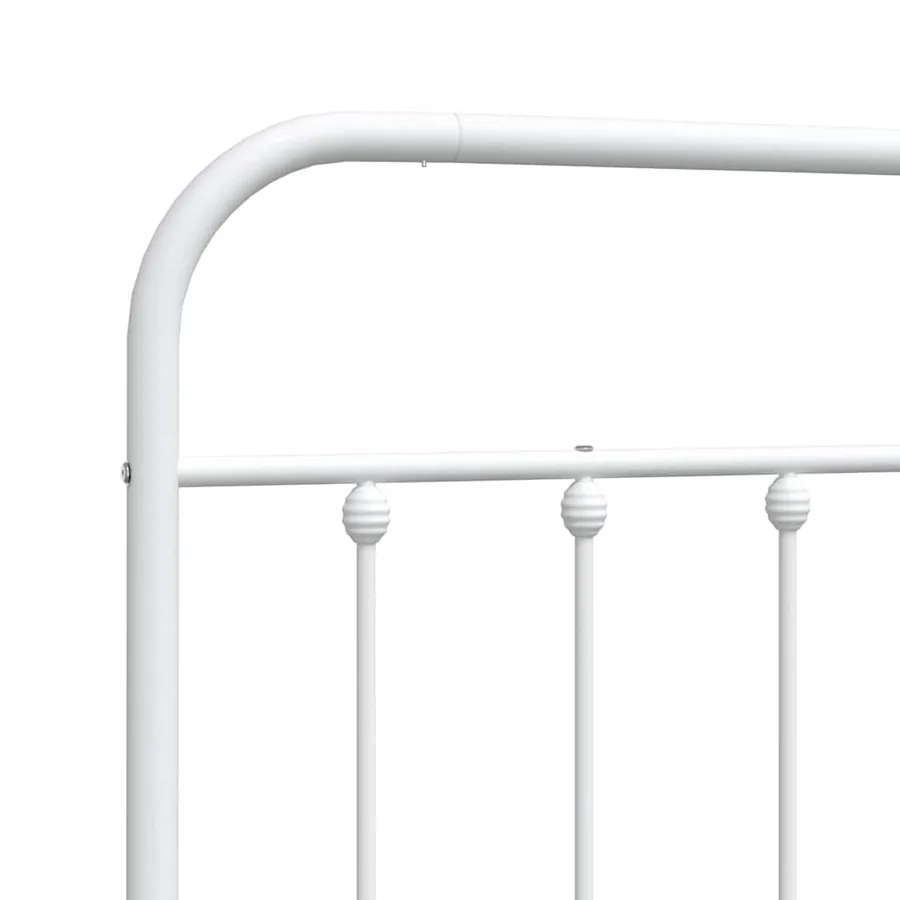 Tête de lit de remplacement métal blanc 193 cm - 6