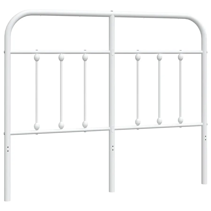 Tête de lit de remplacement métal blanc 120 cm - 2