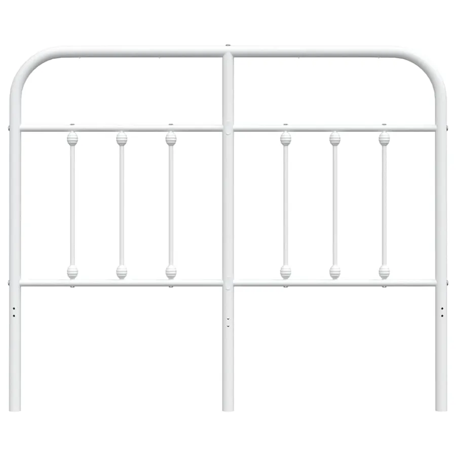 Tête de lit de remplacement métal blanc 120 cm - 4
