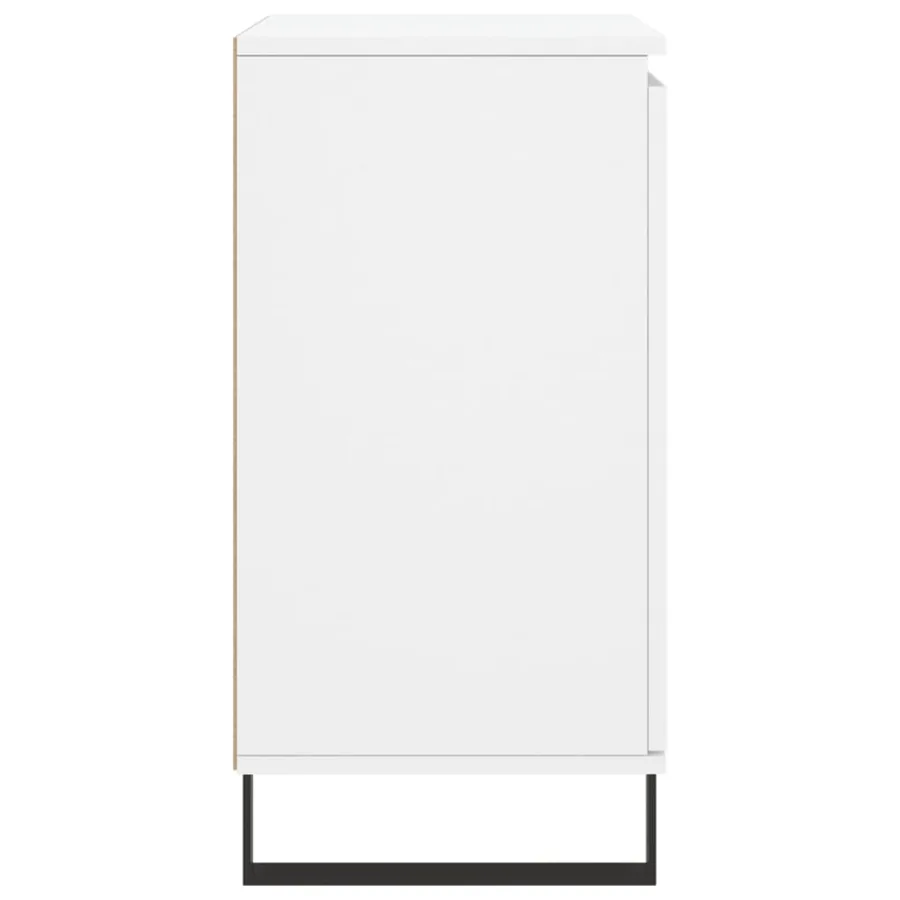 Buffet Blanc 60x35x70 cm Bois d'ingénierie - 7