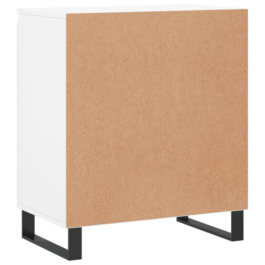 Buffet Blanc 60x35x70 cm Bois d'ingénierie - 8