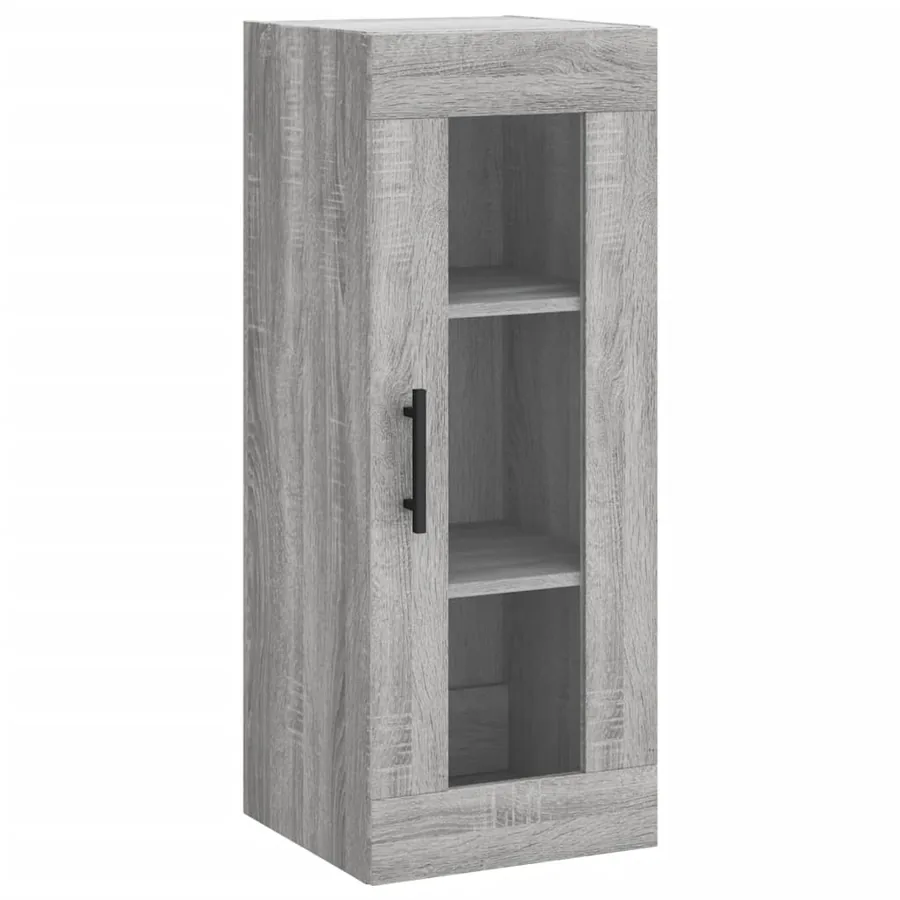 Armoire murale sonoma gris 34,5x34x90 cm - 2