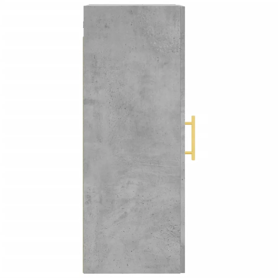 Armoire murale gris béton 34,5x34x90 cm - 8