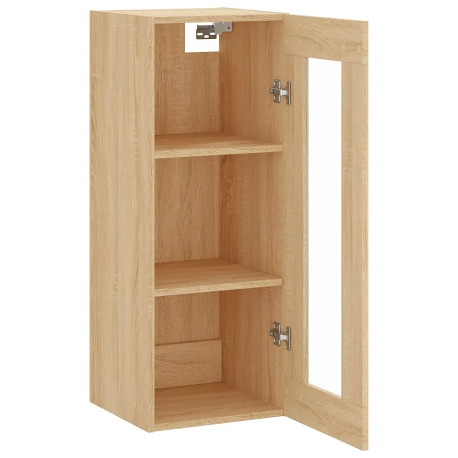 Armoire murale chêne sonoma 34,5x34x90 cm - 7