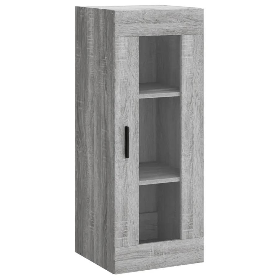 Buffet haut Sonoma gris 34,5x34x180 cm Bois d'ingénierie - 7