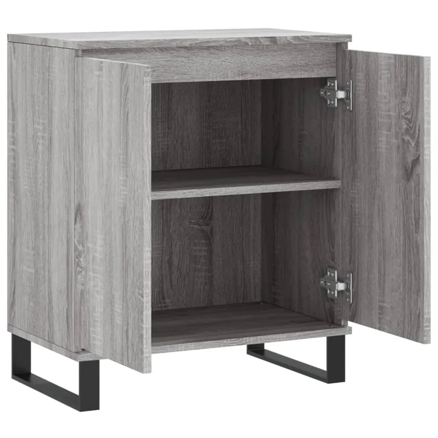 Buffet Sonoma gris 60x35x70 cm Bois d'ingénierie - 6