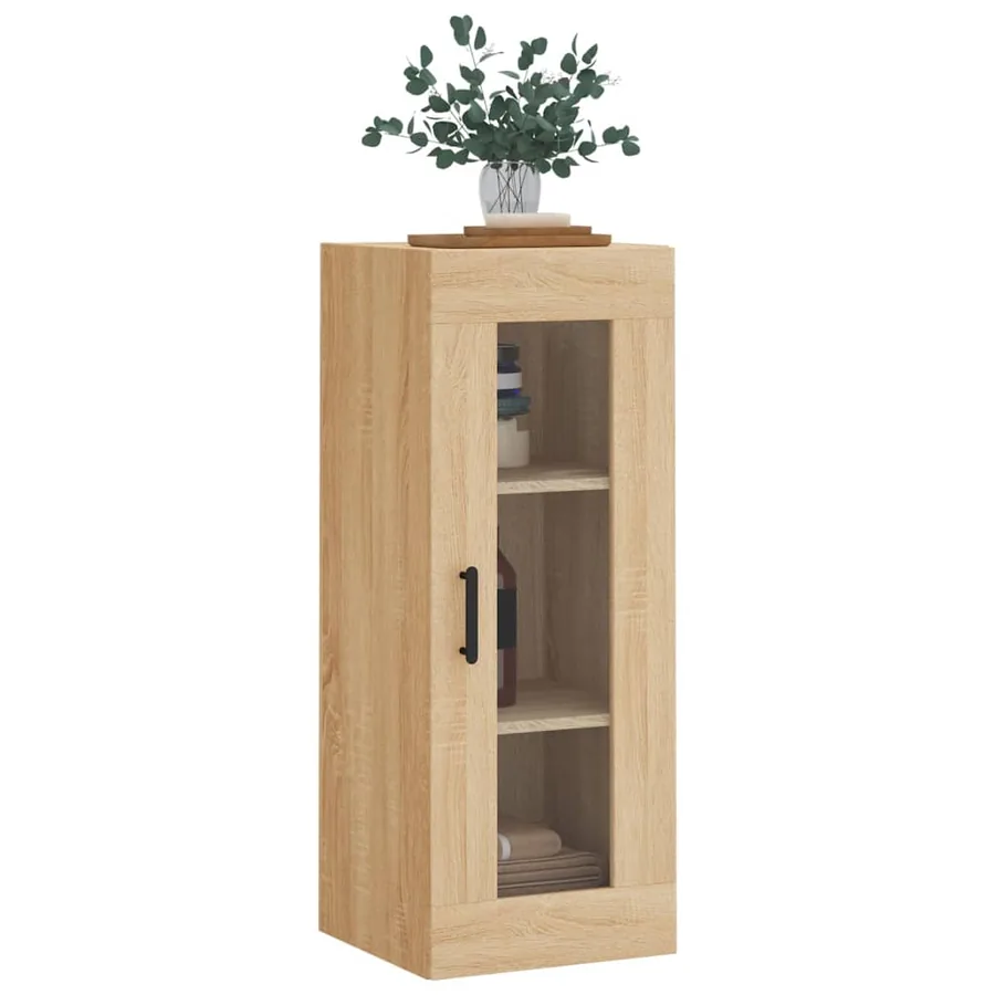 Armoire murale chêne sonoma 34,5x34x90 cm - 4