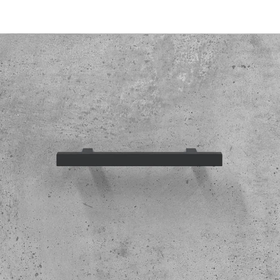 Buffet haut Gris béton 34,5x34x180 cm Bois d'ingénierie - 11