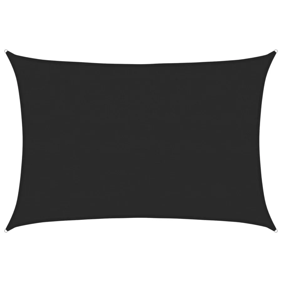 Voile d'ombrage 160 g/m² Noir 4x5 m PEHD - 2