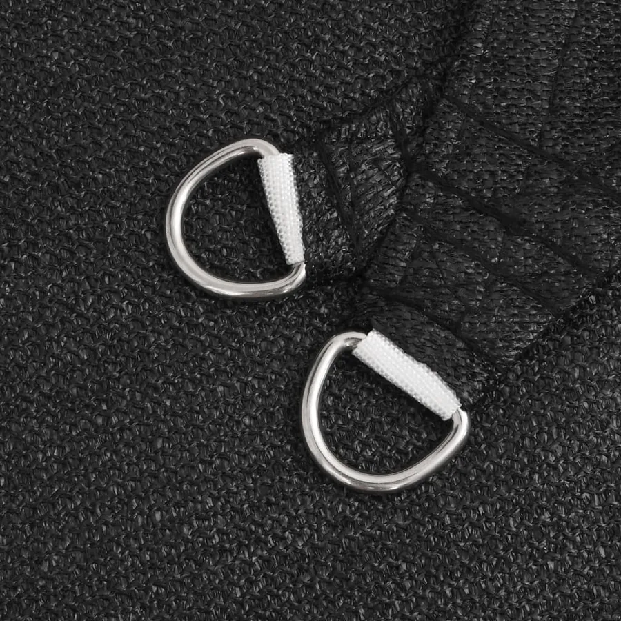 Voile d'ombrage 160 g/m² Noir 4x5 m PEHD - 5