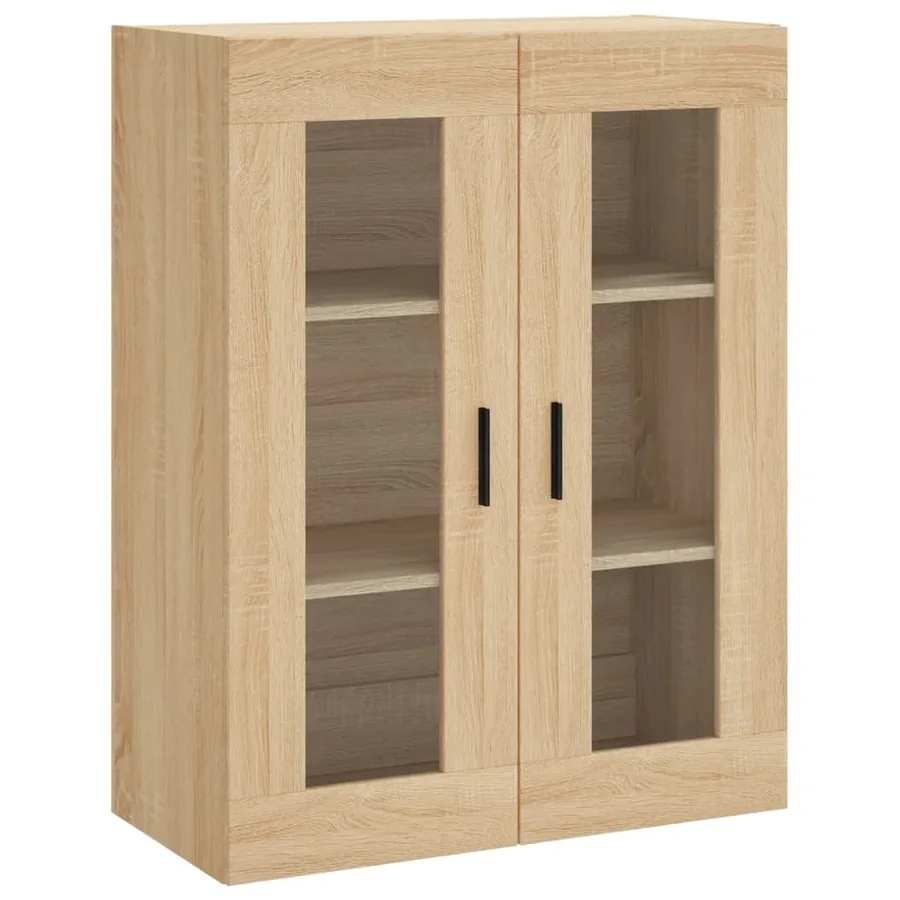 Armoires murales 2 pcs chêne sonoma bois d'ingénierie - 5