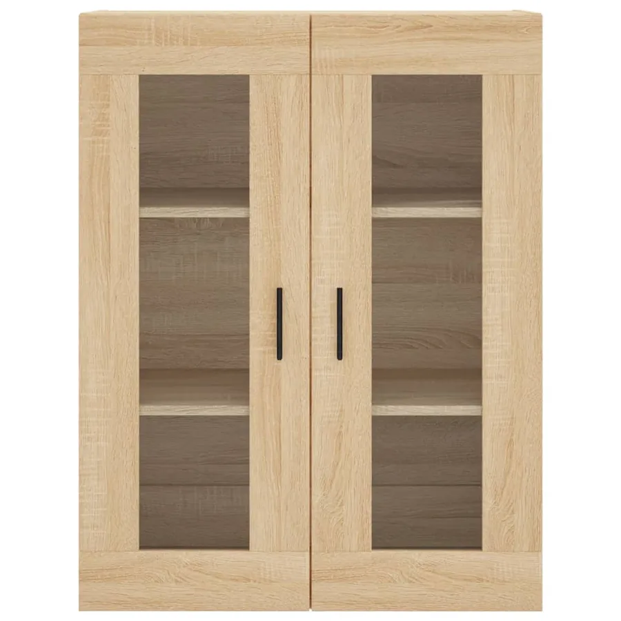 Armoires murales 2 pcs chêne sonoma bois d'ingénierie - 6